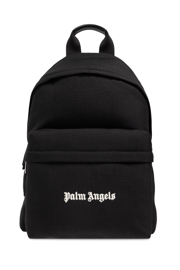 Schwarz Rucksack mit Cordura Logo Palm Angels Vitkac Germany